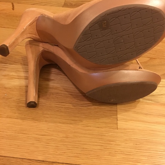 Diane vonFurstenberg Suede Open Toe Heels - Picture 6 of 7